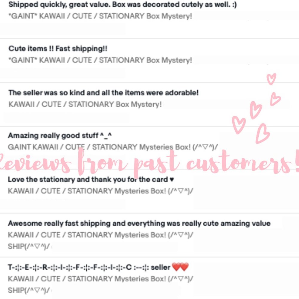 *GAINT* KAWAII / CUTE / STATIONERY Box Mystery! - Picture 2 of 2